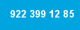 922 399 12 85 922 399 12 85